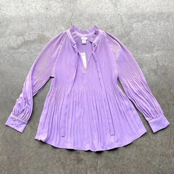 Chicos peasant top cottegecore whimsy, twee, whimsical, fairy blouse Size PS NWT - Picture 5 of 7